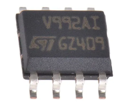 63-7994-59　TSV992AIDT STMicroelectronics, Op Amp, RRIO, 20MHz, 2.5 → 5.5 V, 8-Pin SOIC　TSV992AIDT