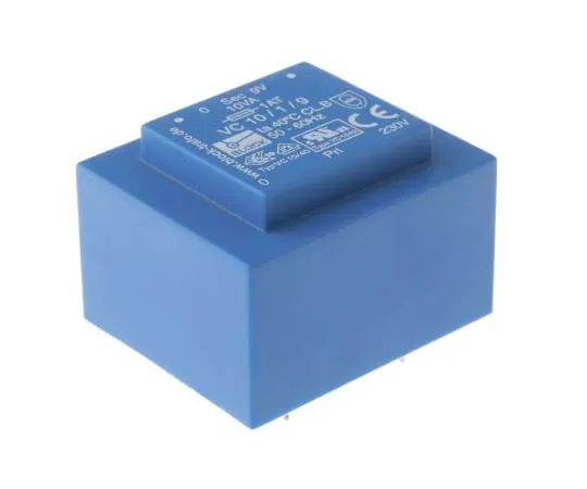 63-7770-58　9V ac 1 Output Through Hole PCB Transformer, 10VA　VC 10/1/9