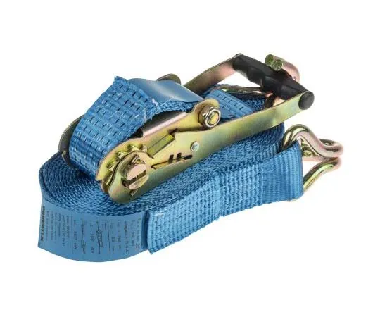 63-7767-70　RS PRO 9m Clawhook Ratchet Strap, 50mm Wide, 5000kg Breaking Strain　729-3013