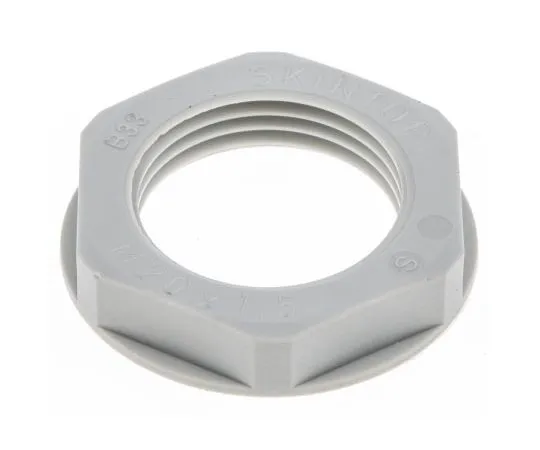 63-8017-22　Lapp Grey Glass Fibre Reinforced Plastic (GRP) Cable Gland Locknut, M20 Thread　53119023