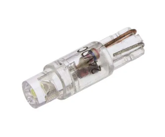 63-7782-26　LED Reflector Bulb, Wedge, White, T-1 3/4 Lamp, 4.5mm dia., 24 V　LE-0509-01W