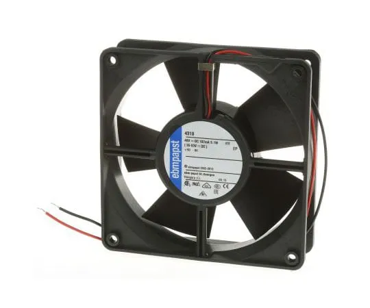 63-7959-87　ebm-papst 4300 Series Axial Fan, 119 x 119 x 32mm, 170m³/h, 5W, 48 V dc　4318