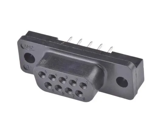 63-7751-77　TE Connectivity Amplimite HD-20 Series, 9 Way Through Hole PCB D-sub Connector Socket, 2.74mm Pitch, with 3.05 mm　5207826-4