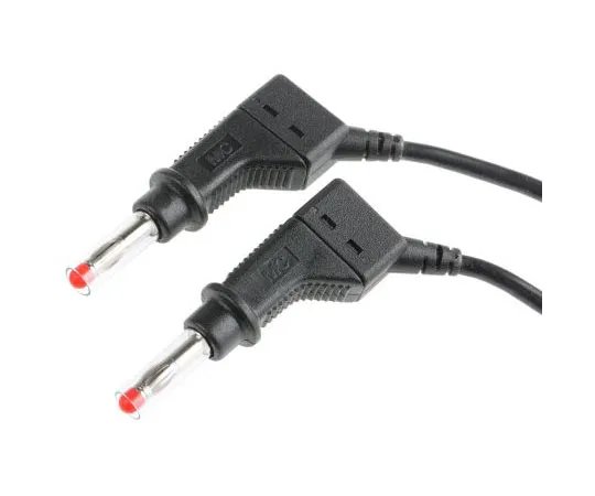 63-7977-89　Multi Contact Test lead, 32A, 600V, Black, 50cm Lead Length　66.9408-050-21