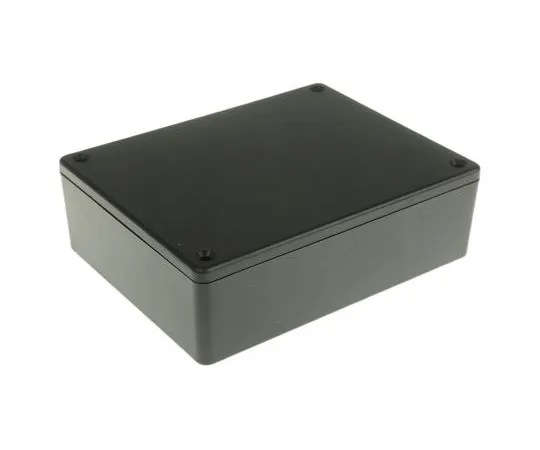 63-8023-44　Hammond 1591, ABS Enclosure, IP54, 122.5 x 95.9 x 35.3mm　1591XXGSBK