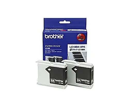 61-0516-01　［Discontinued］Brother Genuine Ink Cartridge LC10BK-2PK (Black 2 Pieces)　LC10BK2PK