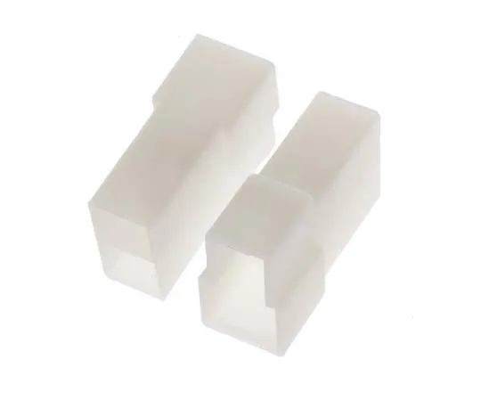 63-7793-86　TE Connectivity FASTIN-FASTON .250 Series, 2 Way Glass Fibre Reinforced Nylon Crimp Cover, 6.35mm Tab Size, Natural　180908