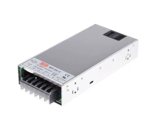 63-8020-95　Mean Well 450W 1 Output Embedded Switch Mode Power Supply SMPS, 37.5A, 12V dc Medical Approved Enclosed　MSP-450-12