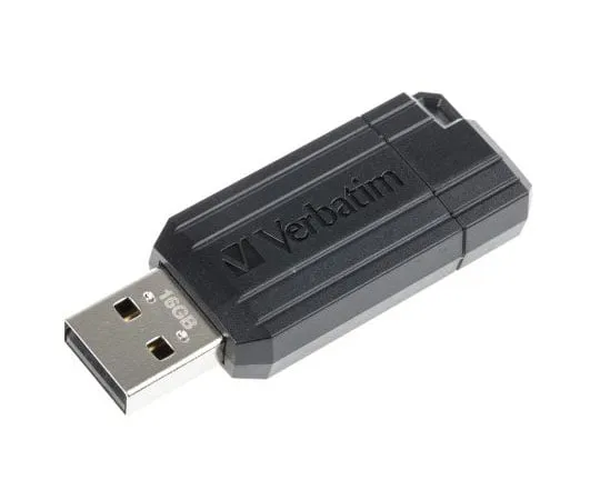 63-8006-97　Verbatim 16 GB PinStripe USB Stick　49063