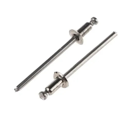63-7763-96　6.4mm Plain Stainless Steel Blind Rivet, 3.2mm diameter, 1.6 → 3.2 mm Thickness　SSD42SSBS