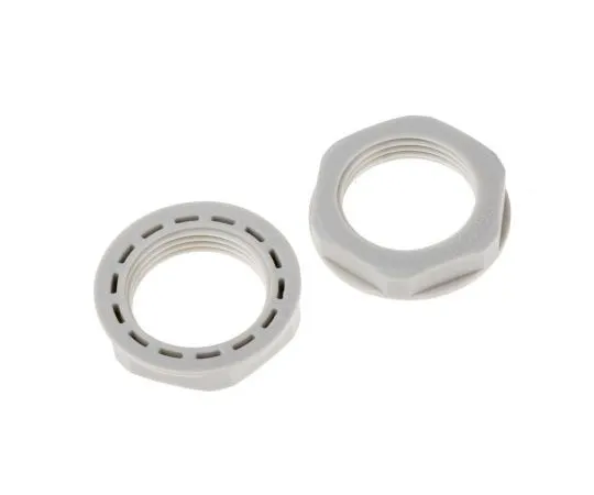 63-8029-02　RS PRO Grey Nylon 66 Cable Gland Locknut, PG13.5 Thread, IP68　822-9704