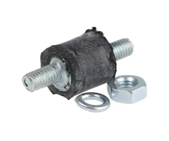 63-7758-25　FIBET 0808VV06-45 20mm Shock Mount M3 8mm Diameter 4.8kg Compression Load 1.6mm, Male to Male Natural Rubber　0808VV06-45