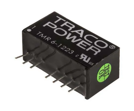 63-7805-59　TRACOPOWER TMR 6 6W Isolated DC-DC Converter Through Hole, Voltage in 9 → 18 V dc, Voltage out ±15V dc　TMR 6-1223