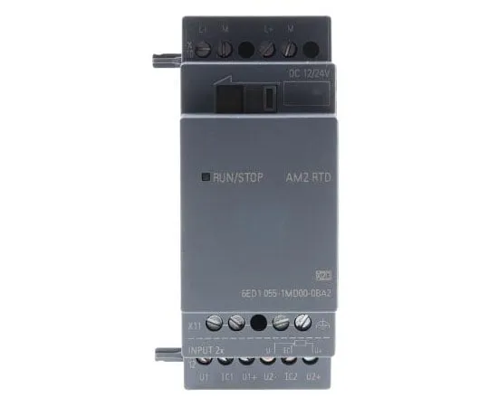 63-8031-01　Siemens LOGO! 8 Expansion Module, 12 → 24 V dc, 2 x Input Without Display　6ED1055-1MD00-0BA2