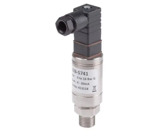 63-8033-39　RS PRO Gauge for Air, Gas, Hydraulic Fluid, Liquid, Water Pressure Sensor, 16bar Max Pressure Reading , 9 → 32 V　828-5741