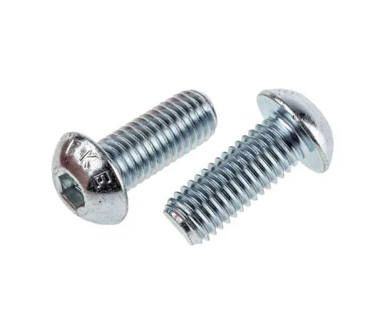 63-8028-37　RS PRO M10 x 25mm Hex Socket Button Screw Bright Zinc Plated Steel　822-9221