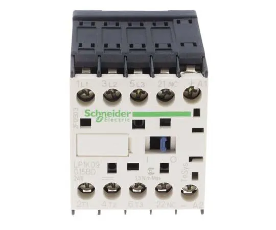 63-7792-41　Schneider Electric 3 Pole Contactor, 9 A, 24 V dc Coil, TeSys K, 3NO　LP1K09015BD