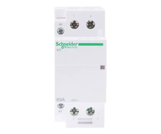 63-7988-98　Schneider Electric 2 Pole Contactor, 63 A, 230 V ac Coil, Acti 9, 2NO　A9C20862
