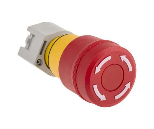 63-7980-70　EAO Twist Release Stop Push Button Switch, IP65, 22.5 (Dia.)mm, Panel Mount　704.064.2