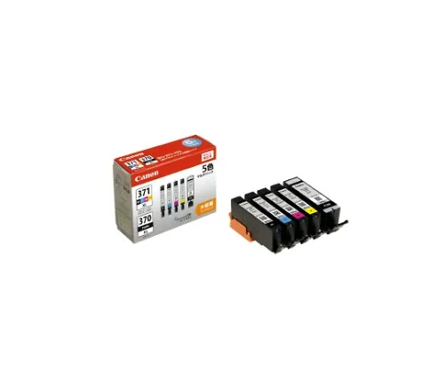 61-9095-91　［Discontinued］Canon Genuine Ink Cartridge 5 Colors Pack BCI-371XL+370XL/5MP　BCI371XL370XL/5