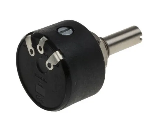 63-8038-78　RS Pro Wirewound Wirewound Potentiometer with a 6.35 mm Dia. Shaft, 25Ω, ±10%, 1W　173-0729
