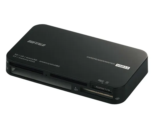 62-4121-37　［Discontinued］USB3.0 Multi-Card Reader Black　BSCR21U3BK