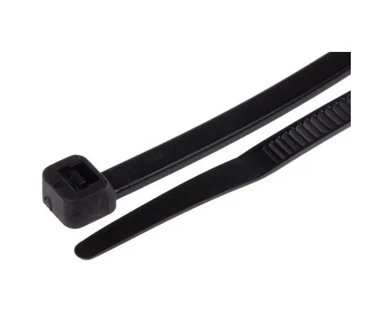 63-8013-37　RS PRO Black Nylon Heat Stabilised Cable Tie, 160mm x 4.8 mm　811-1583
