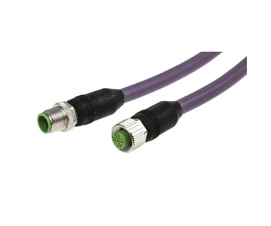 63-7997-06　Murrelektronik Limited, 7000 Series, Straight M12 to Straight M12 Cable assembly, 10m Cable　7000-44001-8401000