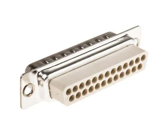 63-7755-88　MH Connectors MHD Series 2.77mm Pitch Straight Crimp D-Sub Connector Housing, Plug, 25 Pin　DBC25SP-NW