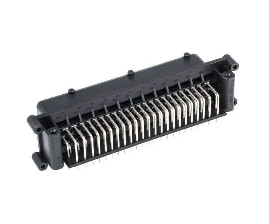 63-7769-79　TE Connectivity Timer, 70 Way, 3 Row, Right Angle PCB Header　1-963484-1