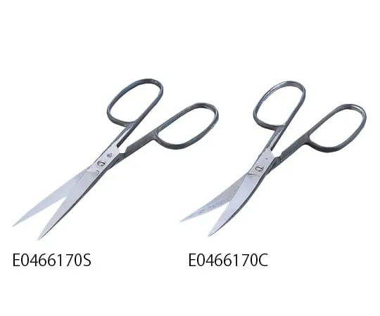 1-9902-01　［Discontinued］Rubber Cutting Scissors Straight Edge 170mm　E0466170S