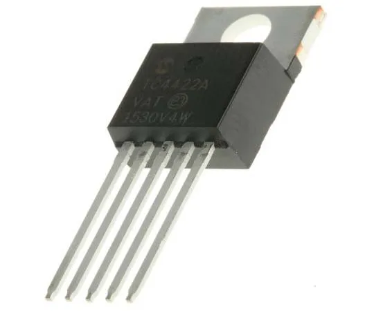 63-7779-86　Microchip TC4422AVAT Low Side MOSFET Power Driver, 10A 5-Pin, TO-220　TC4422AVAT