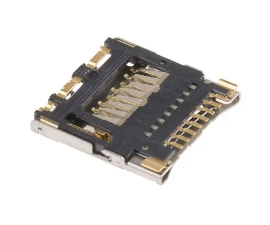 63-7960-98　Hirose 8 Way Right Angle Micro SD Memory Card Connector With Solder Termination　DM3CS-SF