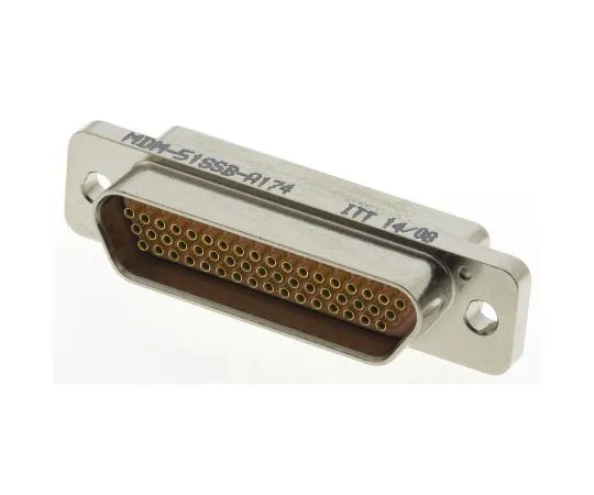63-7958-24　ITT Cannon MDM Series Panel Mount, 51 Pin D-sub Connector Socket Micro-D　MDM-51SSB-A174