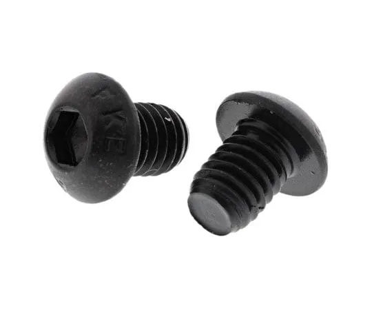 63-8028-07　RS Pro M6 x 8mm Hex Socket Button Screw Black, Self-Colour Steel　822-9117