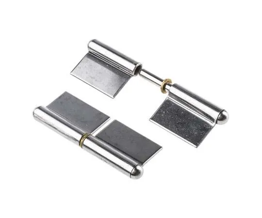 63-7765-37　RS PRO Stainless Steel Hinge with a Lift-off Pin Weld-on, 61.5mm x 40mm x 1.5mm　726-4138