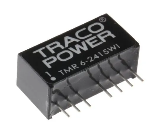 63-7971-58　TRACOPOWER TMR 6WI 6W Isolated DC-DC Converter Through Hole, Voltage in 18 → 36 V dc, Voltage out 24V dc　TMR 6-2415WI