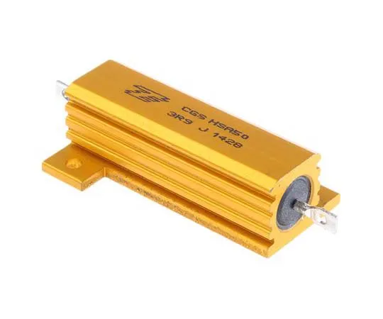 63-7758-56　TE Connectivity HSA50 Series Aluminium Ho***d Solder Lug Wire Wound Panel Mount Resistor, 3.9Ω ±5% 50W　HSA503R9J