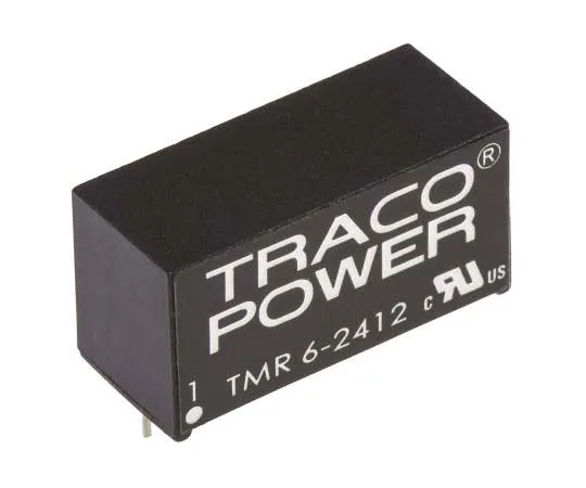 63-7805-56　TRACOPOWER TMR 6 6W Isolated DC-DC Converter Through Hole, Voltage in 18 → 36 V dc, Voltage out 12V dc　TMR 6-2412