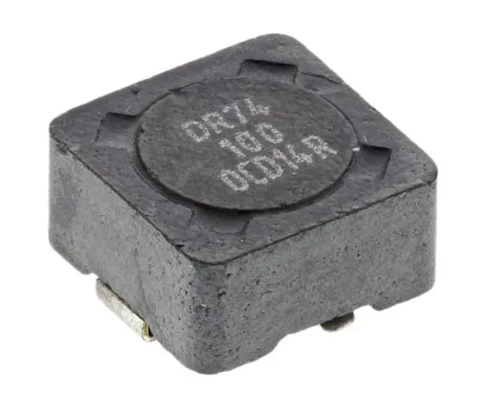 63-7956-59　Cooper Bussmann DR73/74/125/127 Series Type 74 Shielded Wire-wound SMD Inductor with a Ferrite Core, 10 μH ±20%　DR74-100-R