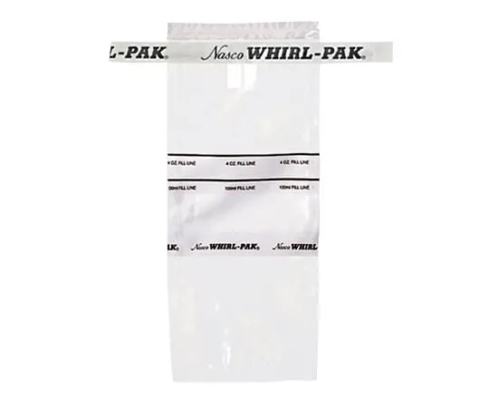 3-9137-01　［Discontinued］Nasco WHIRL-PAK (Color Identification Type) White 118mL 500 Pieces　B01062(WT)WA