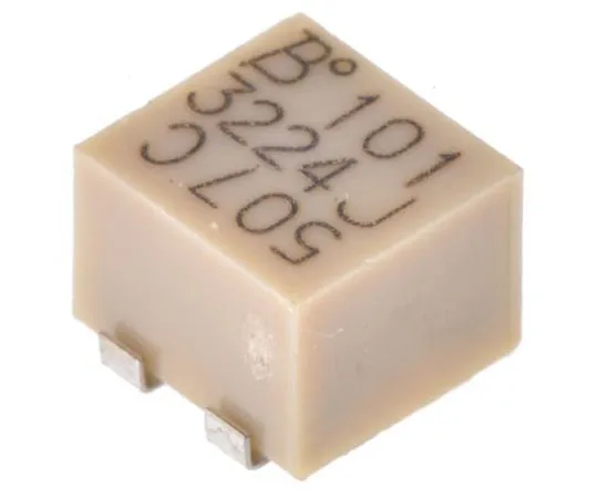 63-7995-25　100Ω SMD Trimmer Potentiometer 0.25W Side Adjust Bourns 3224 Series　3224J-1-101E