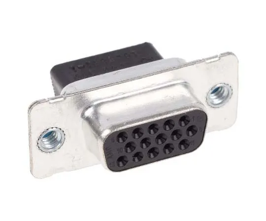 63-7752-03　TE Connectivity AMPLIMITE HDP-22 Series Straight Crimp D-sub Connector, Socket, 15 Pin　1658690-1