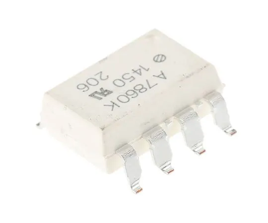 63-8024-84　Broadcom, HCPL-7860-300E DC Input Transistor Output Optocoupler, Surface Mount, 8-Pin DIP　HCPL-7860-300E