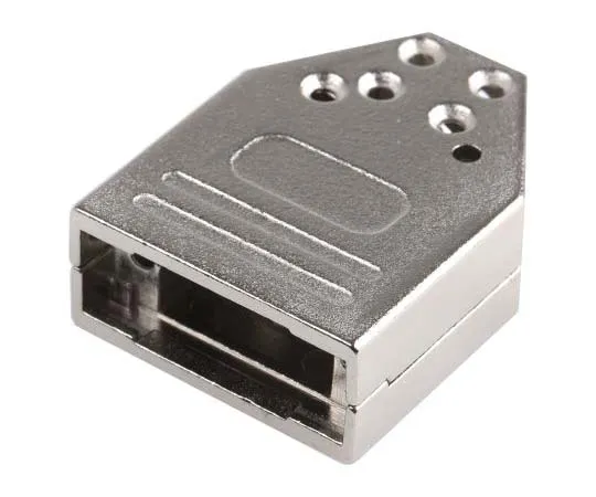 63-7758-14　MH Connectors MHDTZI Series Zinc D-sub Connector Backshell, 9 Way, Strain Relief　6560-0305-01