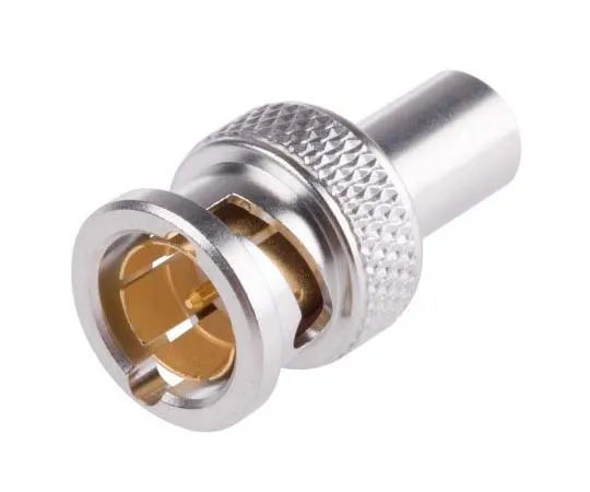 63-7759-09　Radiall Straight 75Ω Cable Mount BNC Connector, Plug, NPGR, Crimp Termination, HDTV 0.8/3.7 type　R142077722W