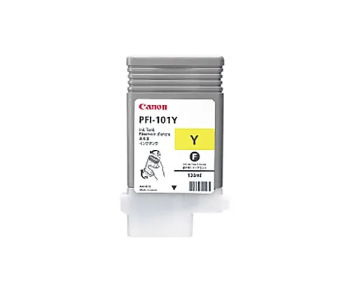 61-0515-70　［Discontinued］Canon Genuine Ink Cartridge PFI-101Y (Yellow)　0886B001
