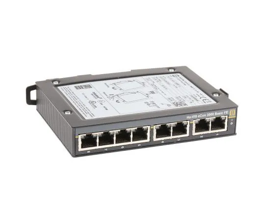 63-8017-78　HARTING 8 RJ45 port DIN Rail Mount Ethernet Switch, 10 Mbit/s, 100 Mbit/s　24030080000