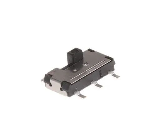 63-7990-73　PCB Slide Switch Double Pole Double Throw (DPDT) On-On-On 100 mA @ 12 V dc Slide　AYZ0202AGRLC