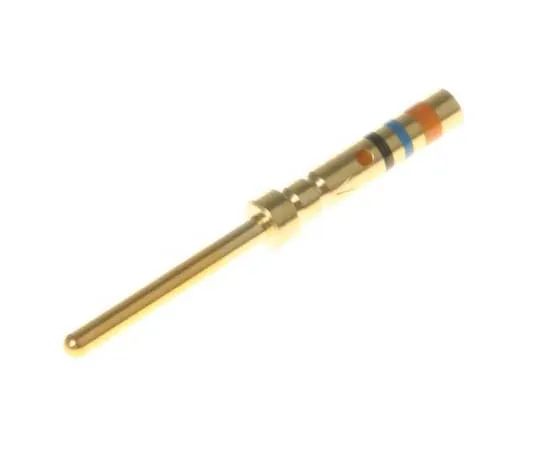 63-7752-05　TE Connectivity AMPLIMITE 90 Series Series size 22 Male Crimp D-sub Connector Contact, Gold over Nickel Plated Signal,　204370-2